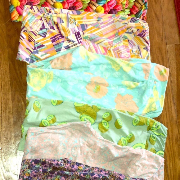 Lularoe TC leggings x6 - Picture 1 of 4
